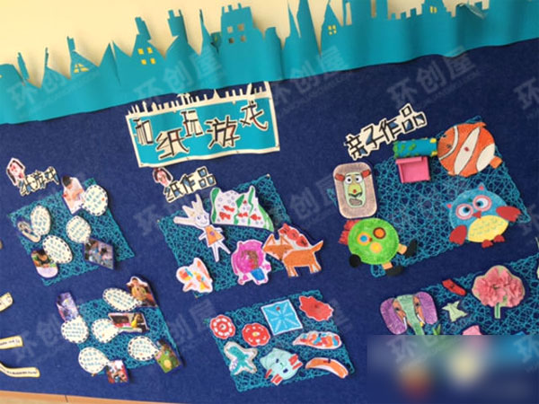 幼儿园海洋风环创图片
