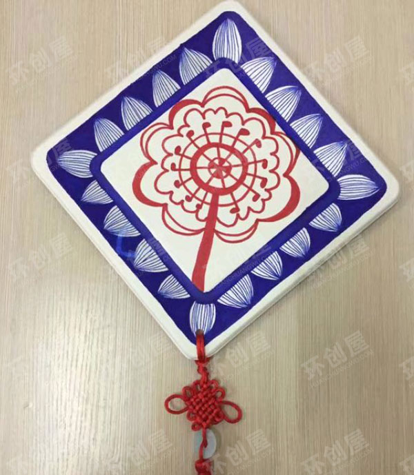 幼儿园美工室吊饰图片线描画