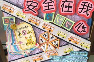 幼儿园安全知识环创图片9张