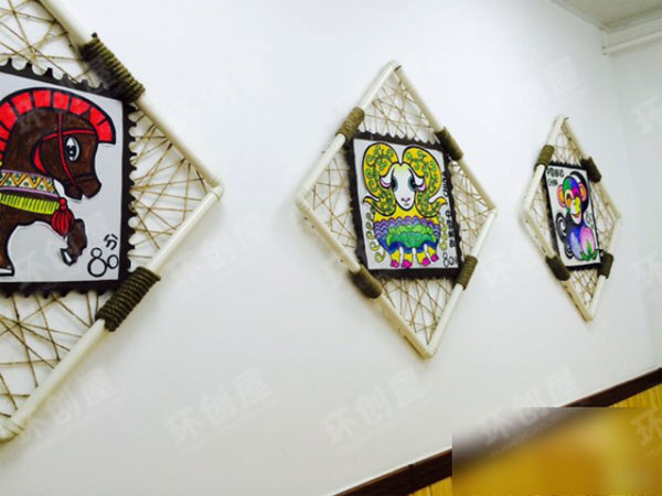 幼儿园中国风装饰画图片