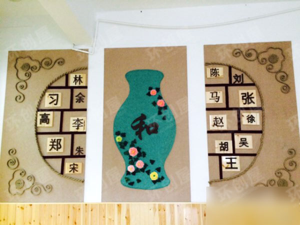幼儿园中国风装饰画图片