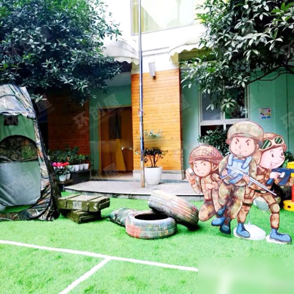 幼儿园户外环创小小兵图片