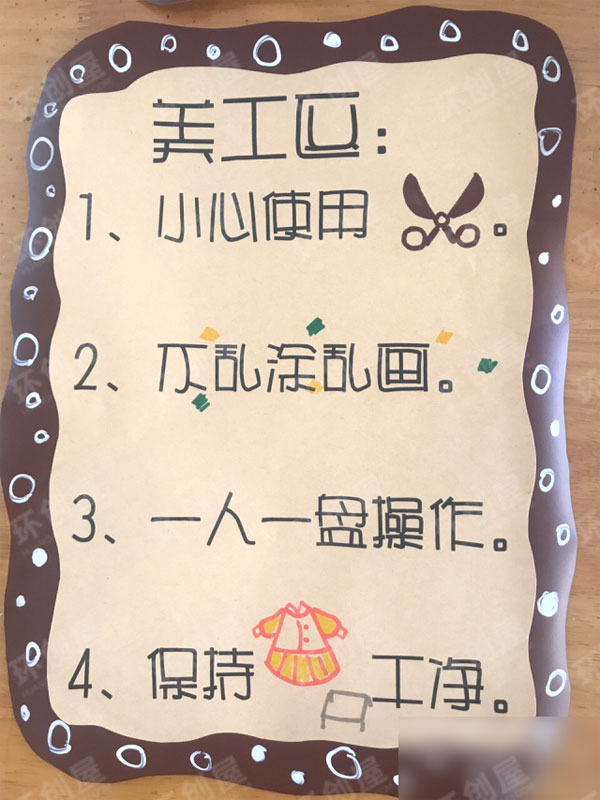 中班综合区区域规则图片