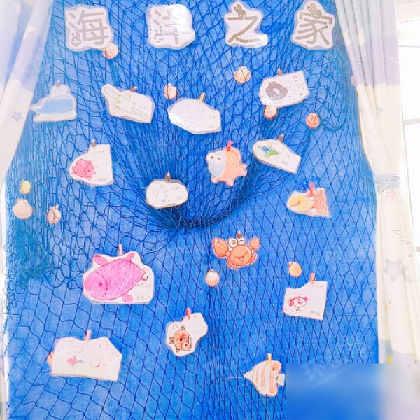 幼儿园海洋风环创图片
