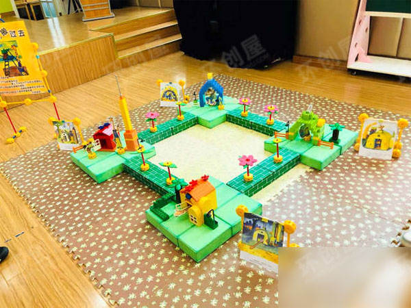 幼儿园绘本故事场景建构竞赛图片