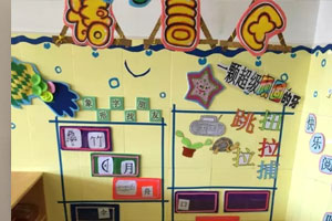幼儿园阅读区墙面布置图片3张