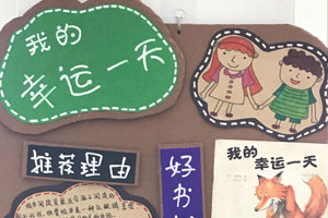 幼儿园阅读区墙面布置图片2张