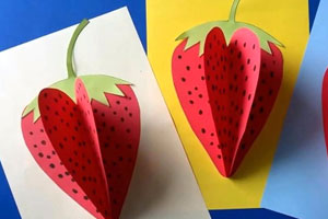 幼儿园草莓手工制作图片5张