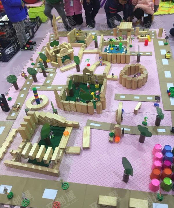 幼儿园建构区动物园图片