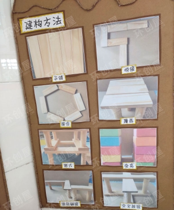 幼儿园建构背景图片