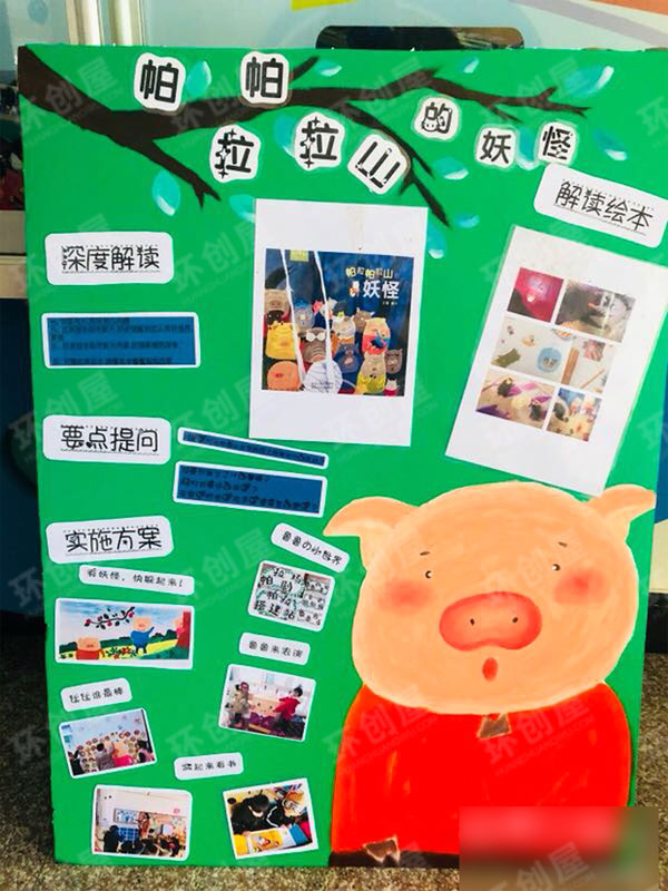 幼儿园阅读区绘本展板图片