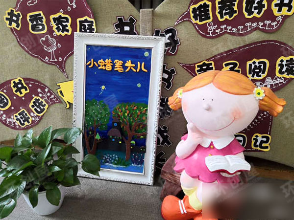 幼儿园阅读区好书推荐展板图片