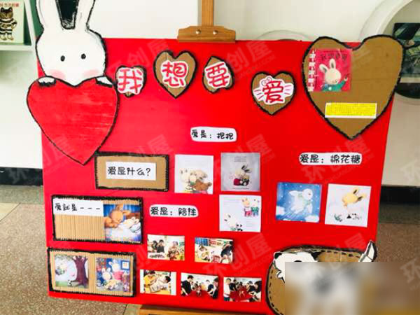 幼儿园阅读区绘本展板图片