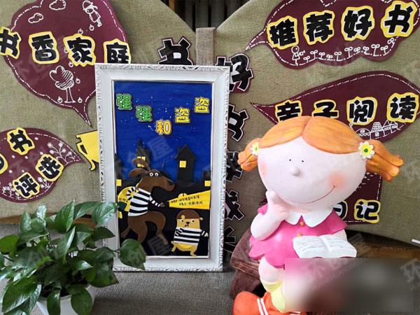 幼儿园阅读区好书推荐展板图片