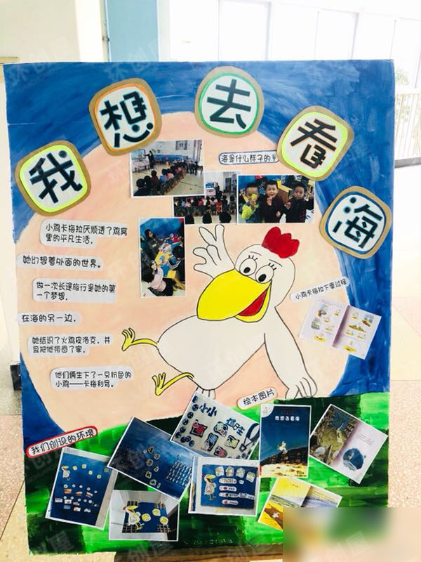 幼儿园阅读区绘本展板图片
