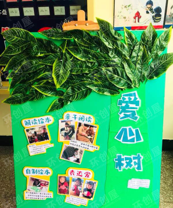 幼儿园阅读区绘本展板图片