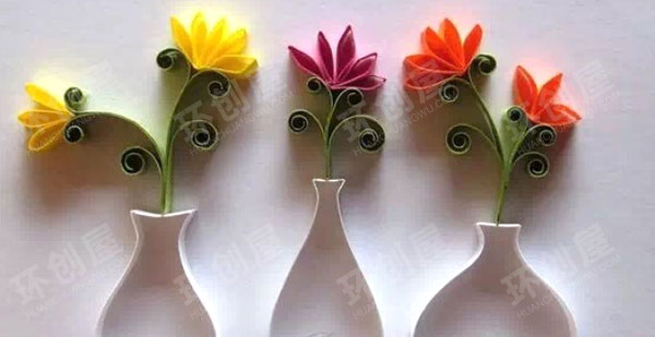 幼儿园美工区制作花图片