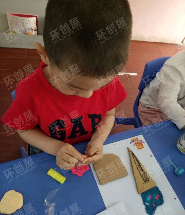 幼儿园美工区泥工冰淇淋图片