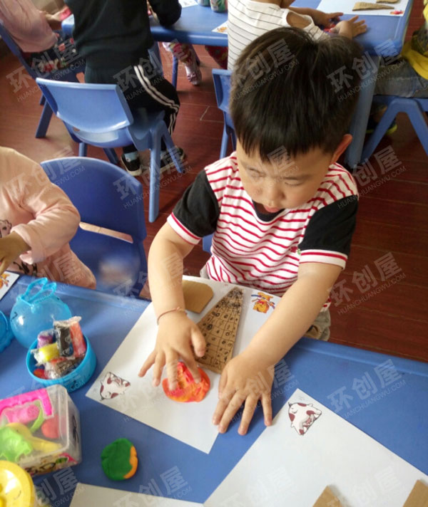 幼儿园美工区泥工冰淇淋图片