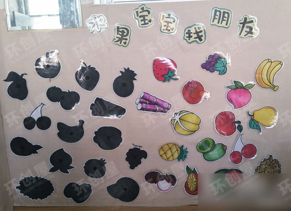 幼儿园科学区认识水果宝宝图片
