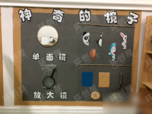 幼儿园科学区墙面玩具图片