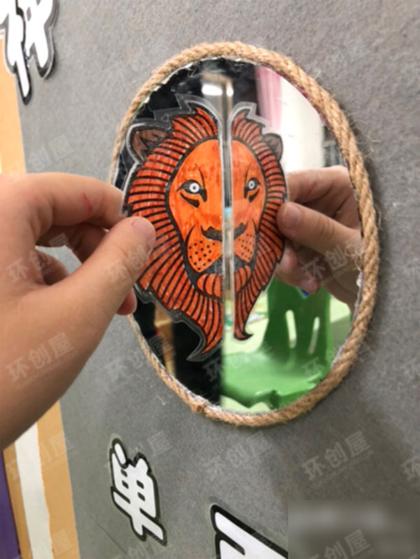 幼儿园科学区墙面玩具图片