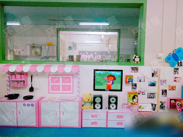 幼儿园娃娃家墙面设计图片