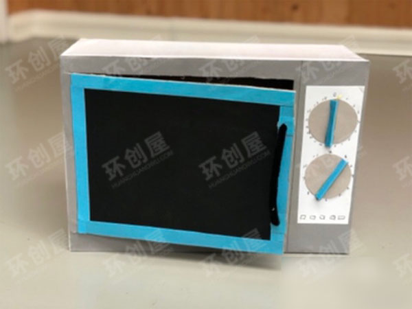 幼儿园娃娃家小家局纸盒大改造图片