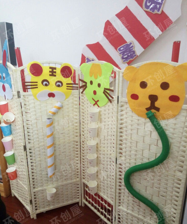 幼儿园益智区奇妙的滚动图片