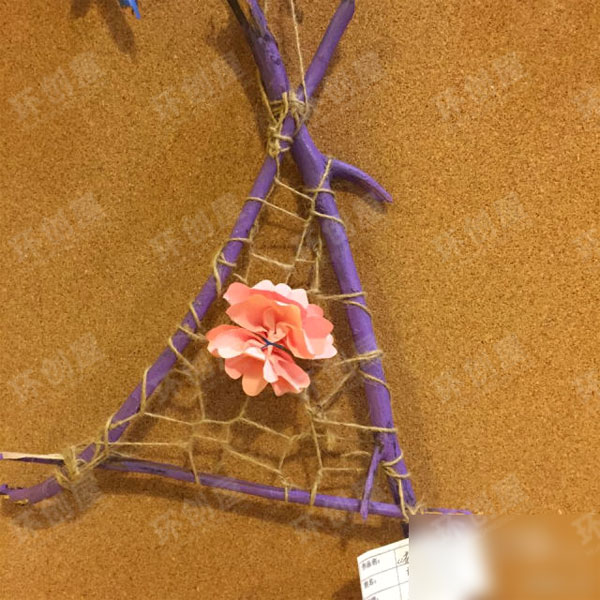 幼儿园墙面布置花样树枝图片