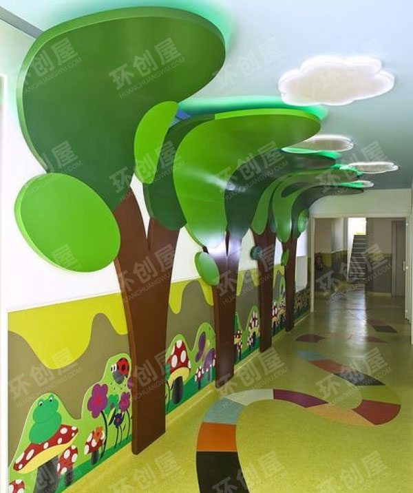 幼儿园走廊环境布置图片