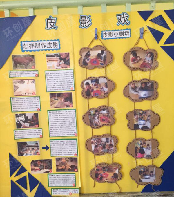 幼儿园走廊环创民间艺术图片
