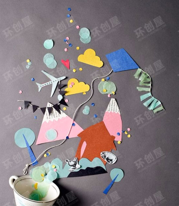 幼儿园门窗环创纸张艺术图片