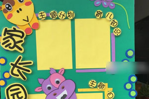 幼儿园家园联系环创图片3张
