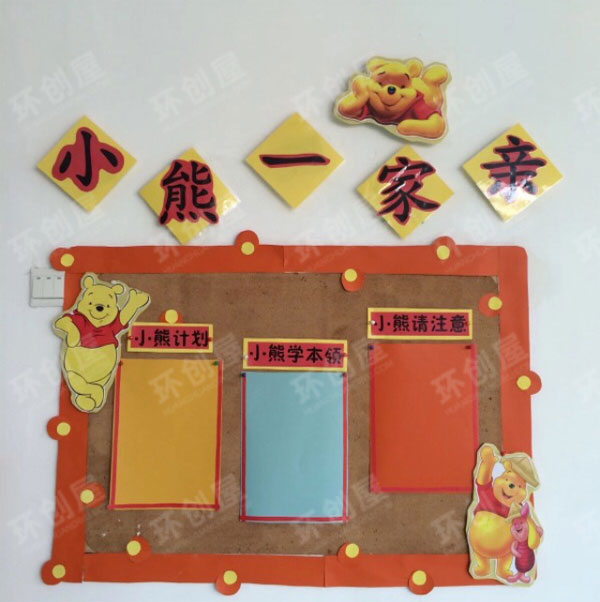 幼儿园简单好看家园联系栏图片