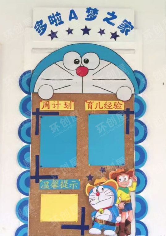 幼儿园简单好看家园联系栏图片