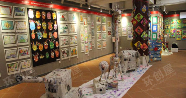 幼儿园儿童作品展图片