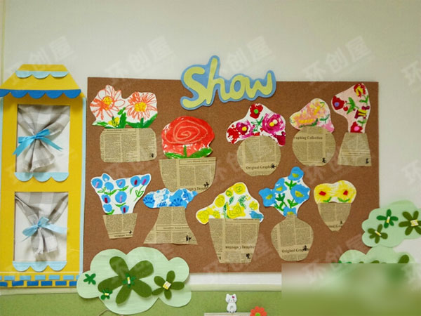 幼儿园花儿的表征方式作品展示图片