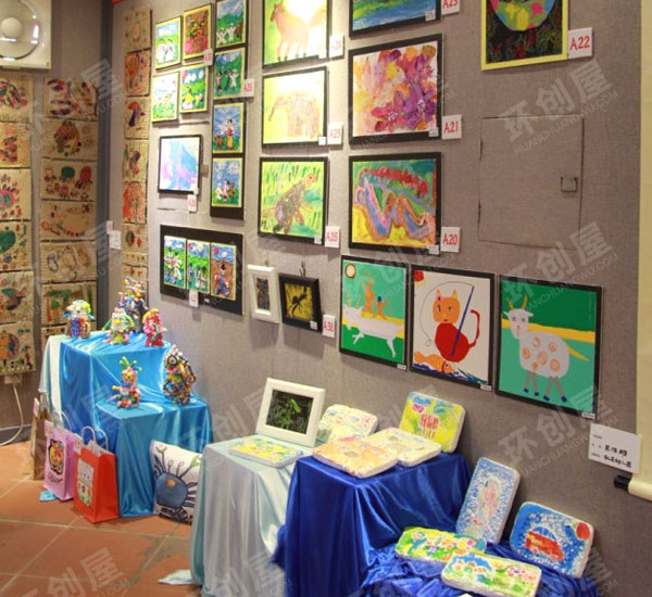 幼儿园儿童作品展图片