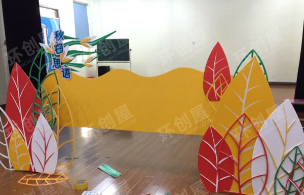 幼儿园整体环创展板布置图片
