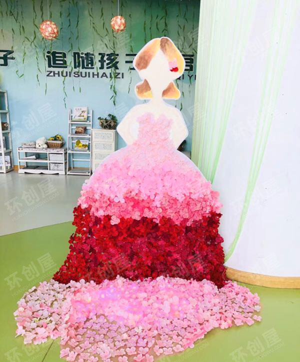 幼儿园三八妇女节大厅布置图片