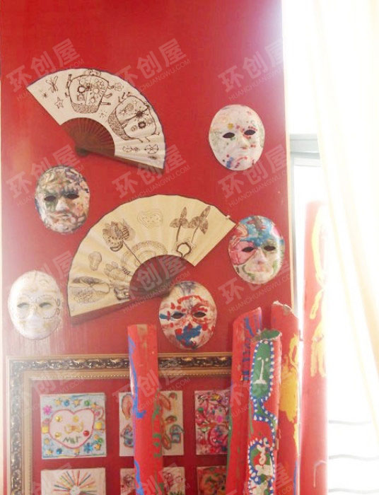 幼儿园整体环创美丽的中国红图片