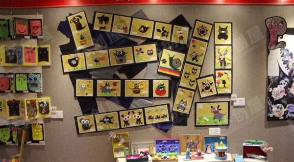 幼儿园整体环创画展布置图片