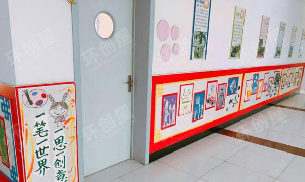 幼儿园过新年整体环创图片