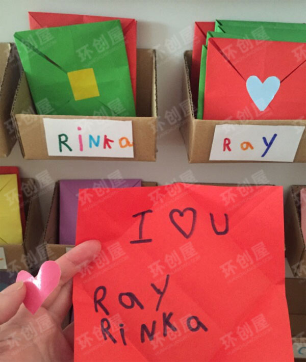 幼儿园生活环创朋友的信箱图片