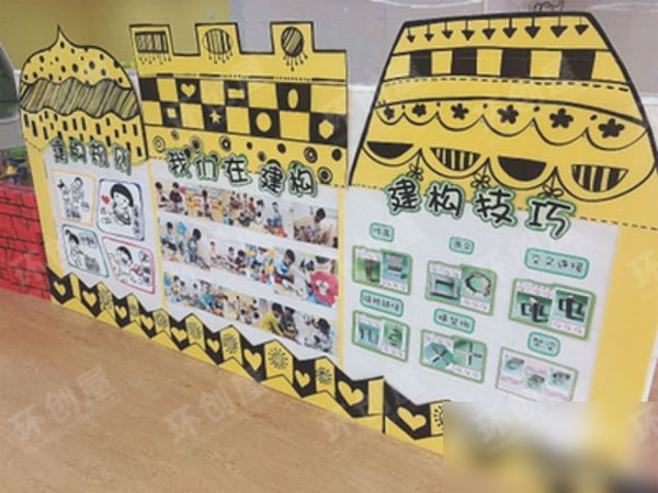 幼儿园建构区搭建技能图片