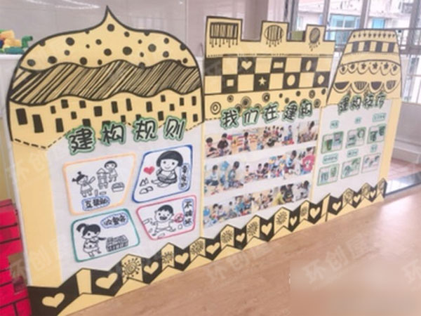 幼儿园建构区搭建技能图片