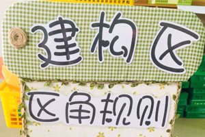 幼儿园建构区规则图片