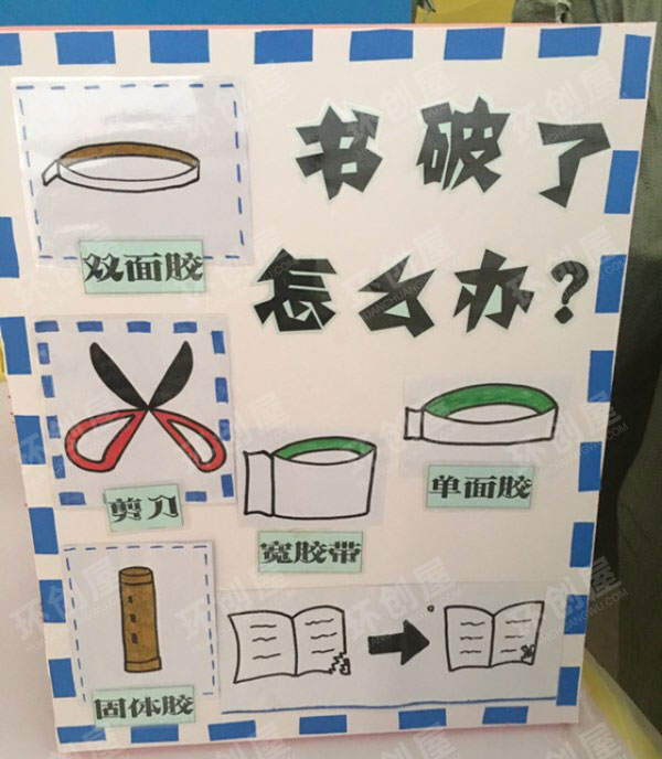 幼儿园阅读区废物利用图片