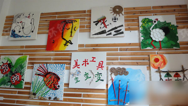 幼儿园美术工具变变变图片